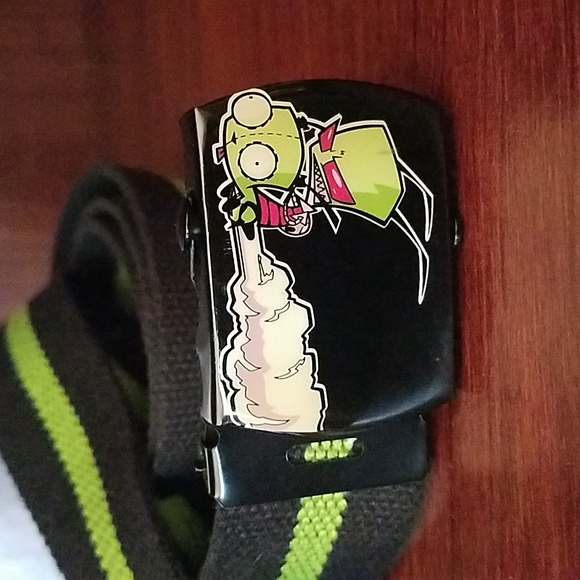 Unisex green and black belt - Picture 2 of 2